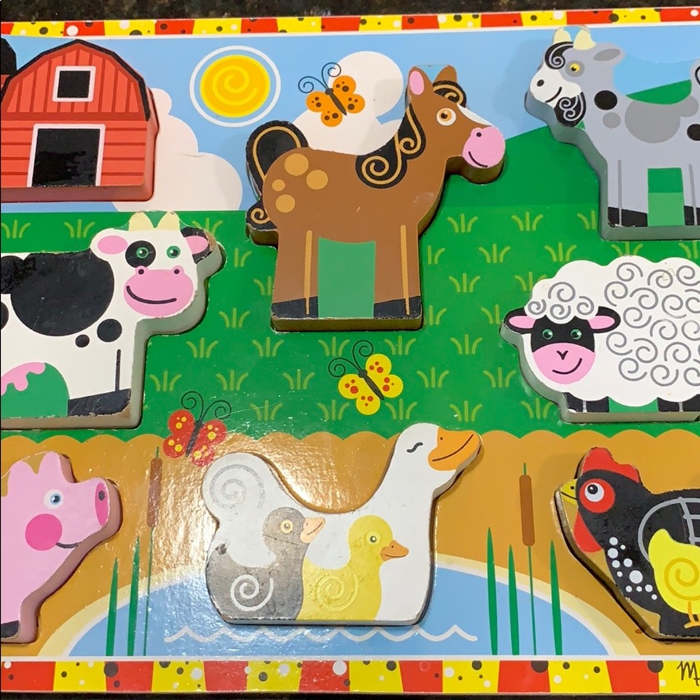 Melissa & Doug Animal Farm  Puzzle